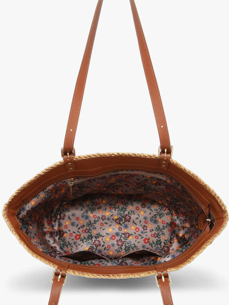 Schoudertas Le Panier Lancaster Bruin le panier 80 ander zicht 4